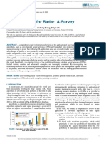 Deep-Learning For Radar A Survey