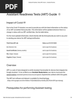 Assistant Readiness Tests (ART) Guide - Assistant Partners