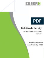 Boletim de Servico No 450 03 05 2022