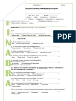 Rio de Diagnostico para Programa Vicorsat