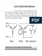 Speed Control of Slip Ring Motors