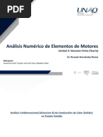 Análisis Numérico de Elementos de Motores: Unidad 3: Volumen Finito (Teoría)