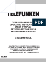 Telefunken 32led189snl Man en