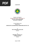 A Case Study-Deocampo, Churchill II D. and Llamera, Ivylinde P.-HUMAN RIGHTS & INTERNATIONAL HUMANITARIAN LAW (POS 139)