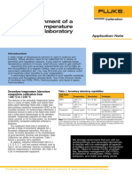 Establishment of A Secondary Temperature Calibration Laboratory