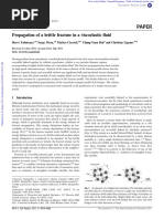 2011 - Tabuteau Et Al. - Propagation of A Brittle Fracture in A Viscoelastic Fluid - Soft Matter