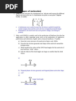 Tutorial (Shapes of Molecules) Answers