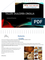 Recetario Dulceria Criolla