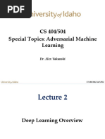 Lecture 2 Deep Learning Overview