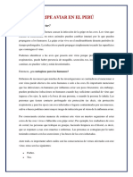 Gripe Aviar en El Perú