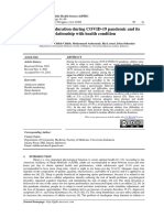 Athletes Sleep Duration During COVID-19 Pandemic and Its Relationship With Health Condition