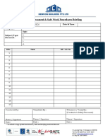 RA & SWP Briefing Records