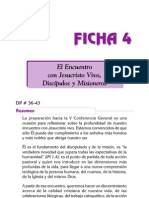 Ficha 4 - El Encuentro Con Jesucristo Vivo