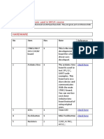 Hardware and Software Used in MCU1-1