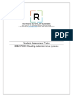 BSBOPS503 Student Assessment Tasks