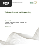 Tatmeen Training Manual For Dispensing V1.0