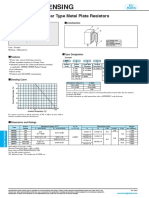 Rectangular Type Metal Plate Resistors: Construction