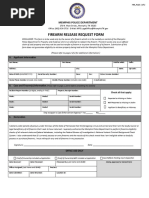 MPD Legal ONLINE Firearm-Release-Request Form