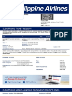 Electronic Ticket Receipt 05MAY For DAVE JOSEPH LLANO