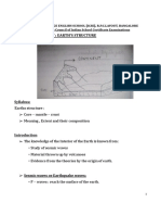 9 - Geo - Earths Structure Notes