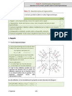 FICHE 3 - Vecteurs Et Trigonometrie