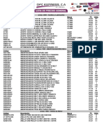 Lista de Precios General DFC Express 05-12-2022