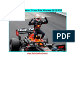 Complete List of Grand Prix Winners 2022 PDF