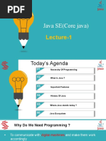 Lecture-1 Java SE