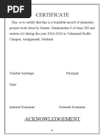 Chemistry Investigatory Project