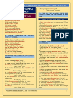 Present Perfect Simple and Continuous Key To Practice