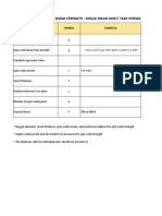 Spot Welding Strength Calculation