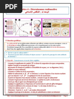 Chapitre 4, Décoissance Radioactive, Cours, Activités, Exercices D'application, 2BAC BIOF, Prof JENKAL RACHID