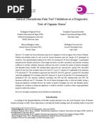 Jarricot Dermatome Pain Test Validation As A Diagnostic