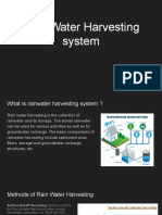 Green Infrastructure 2018BArc080 Rain Water Harvesting System