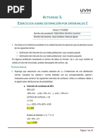 Ctividad Jercicios Sobre Estimación Por Intervalos