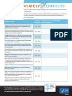 Safe Injection Checklist P 1