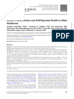 Autism Characteristics and Self-Reported Health in Older Adulthood