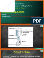 Design of Piston