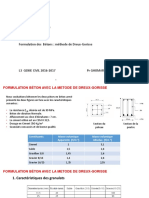 Formulation Dreux Gorisse Exemple Poteau