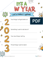 New Year's 2023 Printable - Big Life Journal