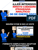 Taller Intensivo 6 de Enero 2022