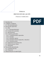 TEMA 10. Prevención de Las Upp.: Francisco Cordón Llera