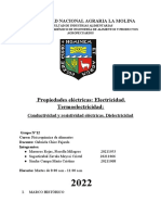 Propiedades Eléctricas - Conductividad y Resistividad Electrica. Dielectricidad