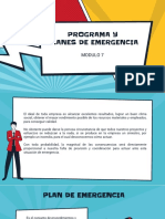 Modulo 7 Programa y Planes Emergencia S.O Julio