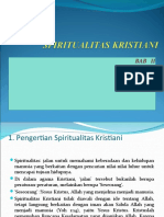 Bab II - SPIRITUALITAS KRISTIANI