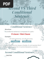 Second VS Third Conditional Sentence