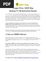 Prepper Press Baofeng UV 5R Instruction Manual