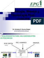 Fisiología, Manejo y Tecnología Post-Cosecha