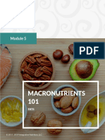 Macronutrients 101 Fats - July19