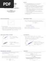 INT305 Machine Learning Linear Methods For Regression, Optimization